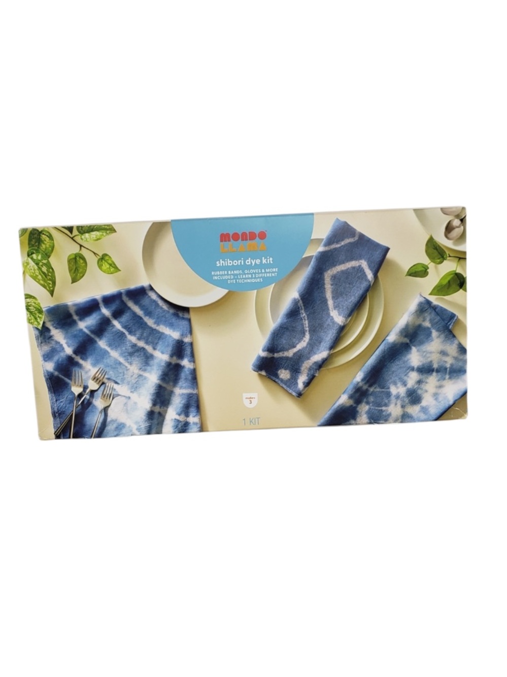 Mondo Llama Blue Shibori Dye Kit New in Box